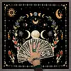 Mantel de Tarot Mantel Decorativo Cielo Estrellado Fase Lunar de Tarot Decoración de Juego de Mesa Juego de Cartas Juego de Pista de Aire Mantel de Tarot