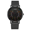 Procesamiento y Personalización por el Fabricante de Relojes de Moda para Hombre de Venta Caliente en Comercio Exterior Relojes para Hombre Correa Milanesa Reloj de Cuarzo Relojes con Correa de Malla