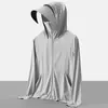 Chaqueta de Verano 2025 Nueva para Mujer con Protección Solar, Resistente a los Rayos UV, Capucha Desmontable, Ligera, Fresca y Transpirable, UPF50+