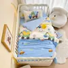 Conjunto de tres piezas para la siesta del bebé para el jardín de infantes, juego de seis o siete piezas de ropa de cama infantil de algodón puro, colcha especial para jardín de infantes, ropa de cama para bebé