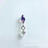Brinco Pingente G23 Titânio Liga de Titânio Astmf-136 Zircônia Redonda Única Marquise Piercing Labial Stud de Titânio com Rosca Interna