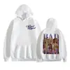 Sudadera de Merchandising de la Gira del Álbum de Bad Gyal Moda Hip-Hop High Street Sudadera Unisex Retro Casual con Capucha