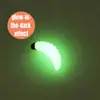 Isca Macia Luminosa para Pesca, 2cm 0.4g, Minhoca Macia Imitação de Larva, Isca de Pesca Transfronteiriça Atacado