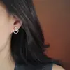 Pendientes Sencillos de Perlas de Imitación Estilo Coreano para Mujer, Pendientes Versátiles de Circonita Microincrustada de Moda, Joyería para Orejas de Lujo Ligero y de Alta Gama al por Mayor