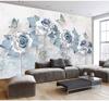 Pintura de parede do quarto da menina Nordic Rose moderna luz de luxo bonito papel de parede de TV papel de parede simples papel de parede da sala de estar