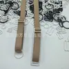 Correa de hombro antideslizante para ropa interior universal, acabado con anillo recubierto de goma, hebilla ajustable en forma de 089, correa de hombro de sujetador desmontable