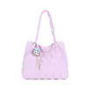 Bordado de Diamantes Moda Algodón 2025 Nuevo Estilo Coreano Trendy Casual Invierno Viaje al Trabajo Bolso Tote de Un Solo Hombro para Mujer