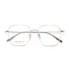 Lujo Ligero Retro Alto Intelecto Sensación Adelgazante Marco Grande Aleación de Alta Calidad Montura de Gafas Soportes de Patillas Super Elásticos Lentes de Prescripción Venta Directa de Fábrica