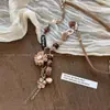 Collar Largo de Madera Estilo Chino Retro para Mujer, Cadena para Suéter de Cuello Halter Estilo Étnico de Nicho, Accesorios Versátiles de Estilo Nacional para el Día a Día
