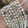 Estrella de seis puntas de 10 mm pastel redondo piedra natural cuentas sueltas semiacabadas corte duro redondo accesorios al por mayor para collar pulsera DIY