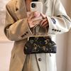 Bolso Cruzado de Hombro Único para Mujer Estilo Étnico de Moda 2024 con Estilo Fresco y Refrescante y Cadena de Mano Bolso Casual para Mujer