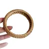 Pulseira Rattan Étnica Retrô Nova Estilo Boêmio de Férias Pulseira Simples Pulseira de Design Nicho High-end