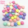 Accesorios hechos a mano con cuentas en forma de lazo de moda, mezcla multicolor, cuentas para la diversión DIY de los niños