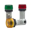 Buzzer Piscante Ad16-22Sm com Luz Som Intermitente e Luz Alarme LED Vermelho Verde Amarelo 24V 220V