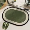 Tapetes de Chão para Banheiro de Luxo Leve, Tapetes Antiderrapantes para Entrada de Banheiro Doméstico, Tapetes de Chão de Lama Diatomácea Absorventes de Água e de Secagem Rápida, Atacado Transfronteiriço