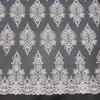 Europeu e Americano Novo Bordado de Renda Bordado de Lantejoula Leve Simples Vestido de Casamento Vestido Feminino Vestido de Banquete Tecido Bordado Renda Completo