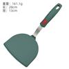 Utensilios de Cocina de Silicona Verde Oscuro Mango de Acero Inoxidable Espátula para Freír Espátula Perforada Utensilios de Cocina Espátula para Cocinar Espátula de Silicona para Sartén y Olla