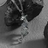 Collar con Colgante de Moda Retro Hip-Hop con Forma de Guepardo Europeo y Americano, Adecuado para Hombres Modernos para Usar Diariamente en Fiestas Callejeras