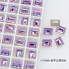 Dongzhou Crystal 8*6mm Pequeños Diamantes de Imitación para Uñas Hielo Azucarado Súper Brillantes Diamantes de Imitación de Vidrio K9 Decoraciones de Uñas Coloridas Diamantes de Imitación con Punta Inferior Venta al por Mayor