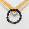 Goma para el Cabello de Alta Elasticidad Estilo Coreano con Diseño Trenzado, Nueva Banda de Goma Duradera Que No Daña el Cabello, Accesorio para el Cabello