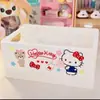 Caixa de armazenamento dobrável de mesa estilo japonês Kulomi Yugui Dog Student Girls' Heart Folding Stationery Storage Basket