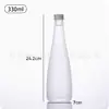 Botellas de Vidrio de Agua Mineral, Botellas para Bebidas, Tapas de Aluminio con Boca de Seda Esmerilada, Botellas para Vino de Frutas de 330ml, Botellas de Vino Transparentes Vacías de 500ml al por Mayor