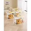 Caixa de armazenamento para bonecas, tubo mágico de armazenamento de brinquedos de pelúcia, caixa organizadora transparente, bolsa/caixa de armazenamento para bonecas de grande capacidade