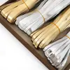 Tiras de Borda em Couro PU, Tiras Decorativas Douradas e Prateadas, Tiras de Couro para Almofadas DIY Feitas à Mão, Acessórios para Roupas Atacado