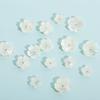 Direto da fábrica natural branco borboleta shell flor shell pequenas jóias artesanais diy brincos antigos pingente acessórios