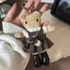 Bolsa Colgante Hello Kitty Piernas Largas Fragancia Ligera Muñeca de Peluche Dibujos Animados Lindo Llavero de Corazón Colgante de Regalo