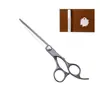 Tijeras para el aseo de mascotas Tijeras para cortar el pelo de perro Juego de tijeras de recorte negras desmontables de 7 pulgadas Tijeras curvas Tijeras para mascotas