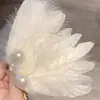 Adorno para el Cabello Lindo con Borla de Plumas Negro Lolita Alas de Ángel Pasador Pinza de Borde Mori Accesorios de Alto Rendimiento