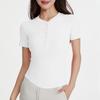 Camiseta Henry de Celebridade da Internet Verão Manga Curta Slim Top Esportivo Respirável Corrida Treino Fitness Dança Camiseta Justa