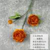 Rosa Ocidental Estilo Europeu Flor Artificial com Núcleo Artificial Buquê Falso Flor de Casamento Flor de Casa Flor de Seda Artificial 3 3 Peônia Estrangeira