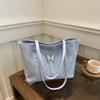 Bolso Tote de Alta Gama para Mujer 2024 Nueva Llegada Bolso de Mano Portátil Versátil de Moda Color Sólido Gran Capacidad Bolso de Hombro
