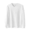 Nova blusa de moletom de cor sólida com gola redonda para outono e inverno com logotipo personalizado, adequada para impressão transfronteiriça e atacado