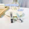Alicate de Unha de Aço Inoxidável em Estoque com Abertura Grande, Anti-Salpicos, Leve, Borda Diagonal, Conjunto Bico de Águia, Portátil