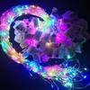 Luces LED Pequeñas Coloridas Luces de Cadena Intermitentes Tira de Luz Cielo Estrellado con Alambre de Cobre Decoración Globos Flores Linternas Celebración de Boda