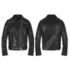 Yidao Vintage 2026 Otoño Nuevo Estilo Callejero Americano Retro Cremallera Diagonal Cinturón Tachonado Ajuste Ceñido Chaqueta Corta de Pu