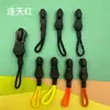 Venta al por mayor No. 3 Tiradores de Cremallera de Nylon, Accesorios de Cremallera para Trajes de Baño, Componentes de Cremallera para Uniformes Escolares, Tiradores de Cordón Coloridos para Ropa de Protección Solar