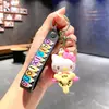 Llavero de Muñeca de Dibujos Animados Sanrio Kulomi, Colgante de Máquina de Bolas, Llavero Lindo para Bolsos, Pequeño Regalo al por Mayor