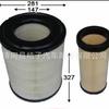 612501 + 612502 para Filtro de Aire Circular Carter, Filtro de Aire Filtro Circular Fabricantes Especial