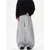 Pantalones de Chándal Retro Americanos Primavera y Verano Corte Estructurado Scimitar Unisex Sueltos Casual Pierna Recta Pantalones Deportivos de Moda Pantalones Largos