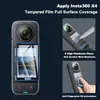 Kit Combinado de Protección de Lente Insta360X4 Aplicable Kit de Tapa Protectora de Lente Resistente a Rayones