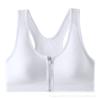 Novo Produto Roupa Íntima Esportiva com Zíper Frontal Levanta Seios Formato I Costas Bonitas Fitness Feminino Sem Aro de Aço Costas Bonitas Roupa Externa Respirável Anti-corrida Leve