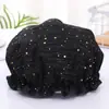 Gorro de ducha de doble capa, impermeable, para el hogar, para mujer, de verano, para el cabello de niños, para cocina, antiaceite y con película antihumo, especial