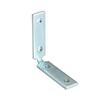 Accesorios de hardware de hierro para puertas y ventanas de aleación de aluminio en ángulo recto con código de marco de aluminio de 4 orificios con forma especial y manija fija sin manija para gabinete