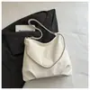 Nova Bolsa Nuvem 2026 para Mulheres, Bolsa de Ombro/Axila de Grande Capacidade, Couro Macio, Versátil para o Dia a Dia, Bolsa de Moda para Aula de Estudante