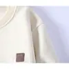 Transfronterizo Se Puede Enviar en Nombre de Suéter Redondo para Hombre Todo en Uno Terciopelo Invierno Nuevo Camiseta Interior de Terciopelo