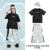 Hip Hop Infantil Roupas Infantis Meninas Marca da Moda Dança de Rua Infantil Roupas da Moda Meninos Trajes de Performance Conjunto Legal e Bonito Infantil Verão Masculino